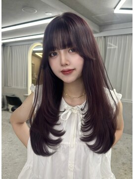 ボタン ハカタ(VOTAN hakata) @votan_juri/博多/レイヤー/ラベンダーカラー/顔まわり