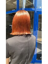 サボ 草薙店(SABO)&nbsp;ボブ×オレンジ