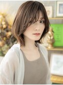 センターパートくせ毛風くびれショートボブA2大宮20代30代40代