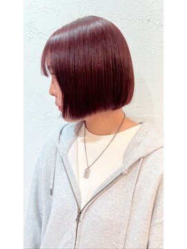 アジールヘア 池袋東口店(agir hair) ブリーチなしダブルカラーピンクベージュ池袋東口