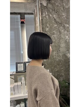 リラクオーレ 三宮 元町(LIRA CUORE) 髪質改善酸性縮毛矯正☆でつくるミニボブ!