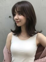 ヘアサロンエム 渋谷店(HAIR SALON M)&nbsp;くびれ/レイヤーカット/切りっぱなしボブ/渋谷/シースルー/前髪