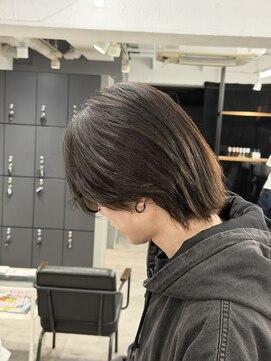 オーバル バイ アピッシュ(OVARL by apish) パーマ落とし/毛流れパーマメンズストレート縮毛矯正