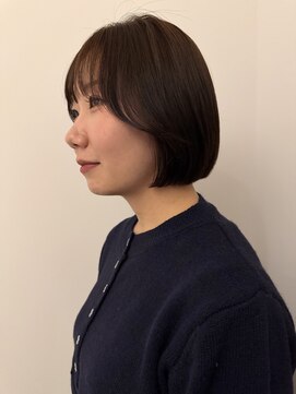 ニーム(nimes) hibico 『パーマ落とし』ストレートボブ