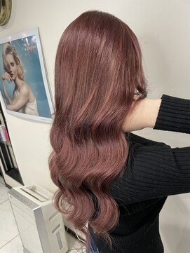 ヘアーデザイン ジェルム(Hair Design germe) チェリーピンク×プルエクステ #しのだスペシャル