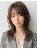 カーサ バイ ハミュウ たまプラーザ(CASA by Humium) レイヤーカット/夏カラー/顔周りレイヤー/韓国/艶髪ブリーチなし