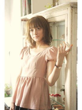 ブーケ(BOUQUET) 肩でハネないお悩み解決のスタイルです。