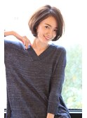 【30代・40代】大人女性に人気のひし形ボブ
