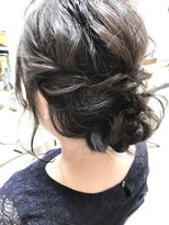 ヘアアンドメイクフリッシュ(HAIR&MAKE FRISCH) ギブソンタック風ヘアアレンジ