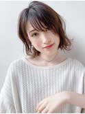 [K-two青山]くしゃっとバング/モダングランジ/イルミナカラー