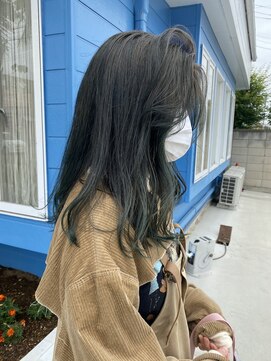 マリブヘアリゾート 太田店(malibu hair resort) 暗髪/カーキグレー/グレージュ/カーキ
