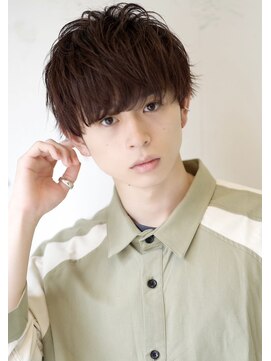 ロミーオム 本厚木(ROMMY. Homme) マッシュショート×ナチュラルアッシュベージュROMMY.Homme