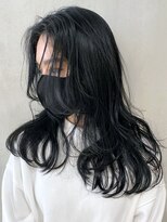 アイティーバイアルバム 藤沢店(IT by ALBUM)&nbsp;ブルーブラックハイレイヤー_ショコラベージュボブルフ_ba314442