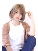 20代30代40代50代デジタルパーマくすみブルーミニウルフ