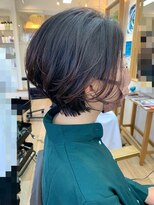 オーシャン(Ocean)&nbsp;[OCEAN Hair&Life藤原純] 春カラー×耳掛けショートボブ☆