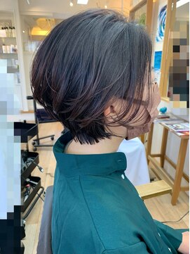 オーシャン(Ocean) [OCEAN Hair&Life藤原純] 春カラー×耳掛けショートボブ☆