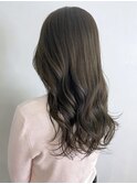 オリーブグレージュ_アースカラーくびれヘアツートン_ba363601