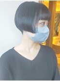 【morio原宿】刈り上げ　グラデーションミニボブ