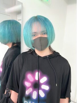 キバ(kva) ▽□□▽クラゲウルフ×ターコイズブルー