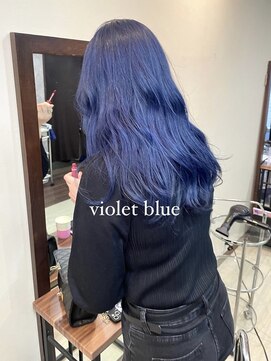 シオ ヘアー デザイン(Sio. hair design) 黒髪卒業!ハイトーンブルー