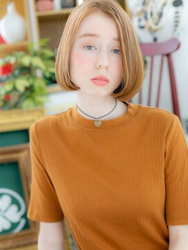 カバーヘア ブリス 川口(COVER HAIR bliss) 小顔アシンメトリー外国人風ぱっつんボブc5川口20代30代40代