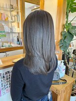 ギャラクシー ヘアードレッサーズ(galaxy hairdressers)&nbsp;暗髪透明感カラーグレージュ