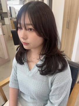 ヴィンスジオ 岐阜駅南(vince gio) レイヤーカット/2wayバング/髪質改善