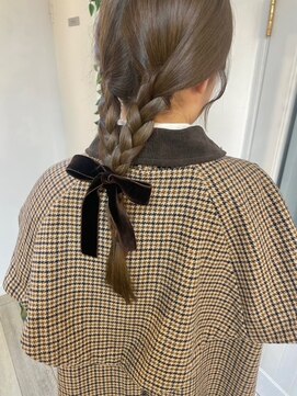 シンク オモテサンドウ(sync omotesando) ブリーチ無しダブルカラーアッシュベージュ