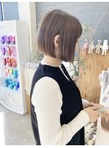 タッセルボブ&オリーブベージュ