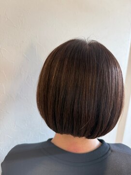 エヌアンドエー 春日部東口店(hair shop N&A) 落ち着いた可愛さを纏うショートボブ×髪質改善TR 小顔カット