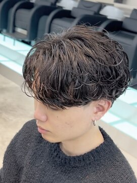 フィフスパーク(fifth PARK) メンズ緩めシャドウパーママッシュウルフ渋谷サーフカール学生