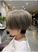 メンズショートボブ