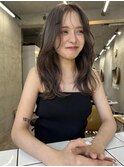 レイヤーカット/ブラウン/韓国ヘアー/ブリーチ/恵比寿
