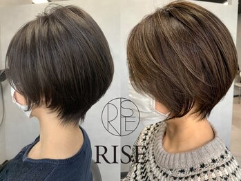 ライズ(RISE)の写真/【西18丁目駅徒歩2分/円山裏参道】RISEが追及するこだわりのカット技術でショートヘアはお任せください。