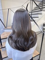 ミリ(mm)&nbsp;レイヤーカット オリーブベージュ カラー 韓国 髪質改善 仙台