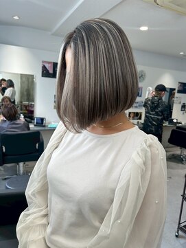 キング 高槻(K!ng) 縮毛矯正髪質改善ハイライトレイヤーカット枚方美容室エクステ