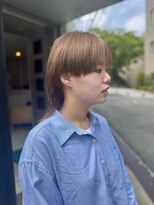 ヘアーエボリューション 1週間経過【Wカラー/ブリーチ】ケアブリーチ+ケアエドルカラー