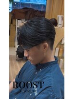 ルースト 原宿店(ROOST)&nbsp;センターパート/ニュアンスパーマ/フェザーパーマ