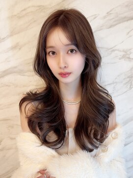 ☆オリーブグレー/韓国風巻き/レイヤーカット/髪質改善/縮毛矯正