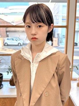 トゥコ(tuco) ショートボブ/アンブレラカラー/デザインカラー/前髪あり