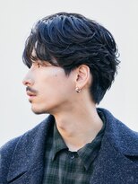バイフィフス 原宿/表参道(by fifth)&nbsp;メンズシースルーマッシュニュアンスパーマシャドウパーマテテ風