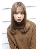 ハイトーンカラーヘルシーロング 髪質改善　ニュアンスカラー