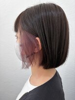 ウタ(uta)&nbsp;ボブに映えるむらさきインナー
