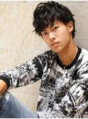 ■SOLセンター南・2■ニュアンスパーマの黒髪ショート