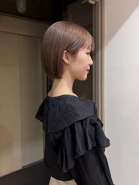 シーサカエ(SHE.sakae) pink beige × bob