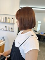 クララジャパン ナベシマ(CLALA JAPAN Nabeshima)&nbsp;ボブ　ミルクティーベージュ　艶髪　髪質改善カラー　ショート