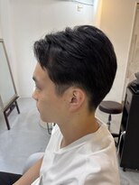 メンズカット バイ ソイクフ(メンズカット by SOY-KUFU)&nbsp;顔周りストレートで自然にまとまるショートヘアの提案