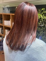 ナチュラル ヘアーデザイニング(Natural hair designing)&nbsp;艶めく暖色ブラウンでつくる大人の美髪ロング/愛されヘア/モテ髪