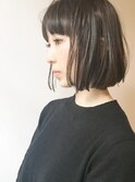 [Ravo]透け感・抜け感・切りっぱなしボブ