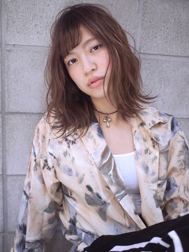 ネス(ness) [RIMMA]ナチュラルピンクベージュ//ふわミディ